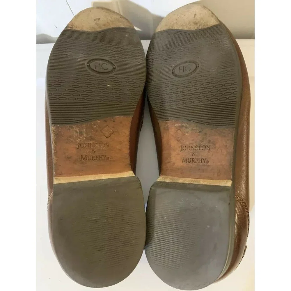 Johnston & Murphy Passport Tasselled Slip On‎ Loafers Shoes Men's 9 M